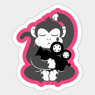 Weeping Monkey Reviews Sticker